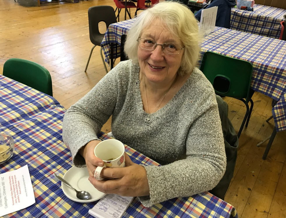 Maureen Fenton at Clitheroe Country Market